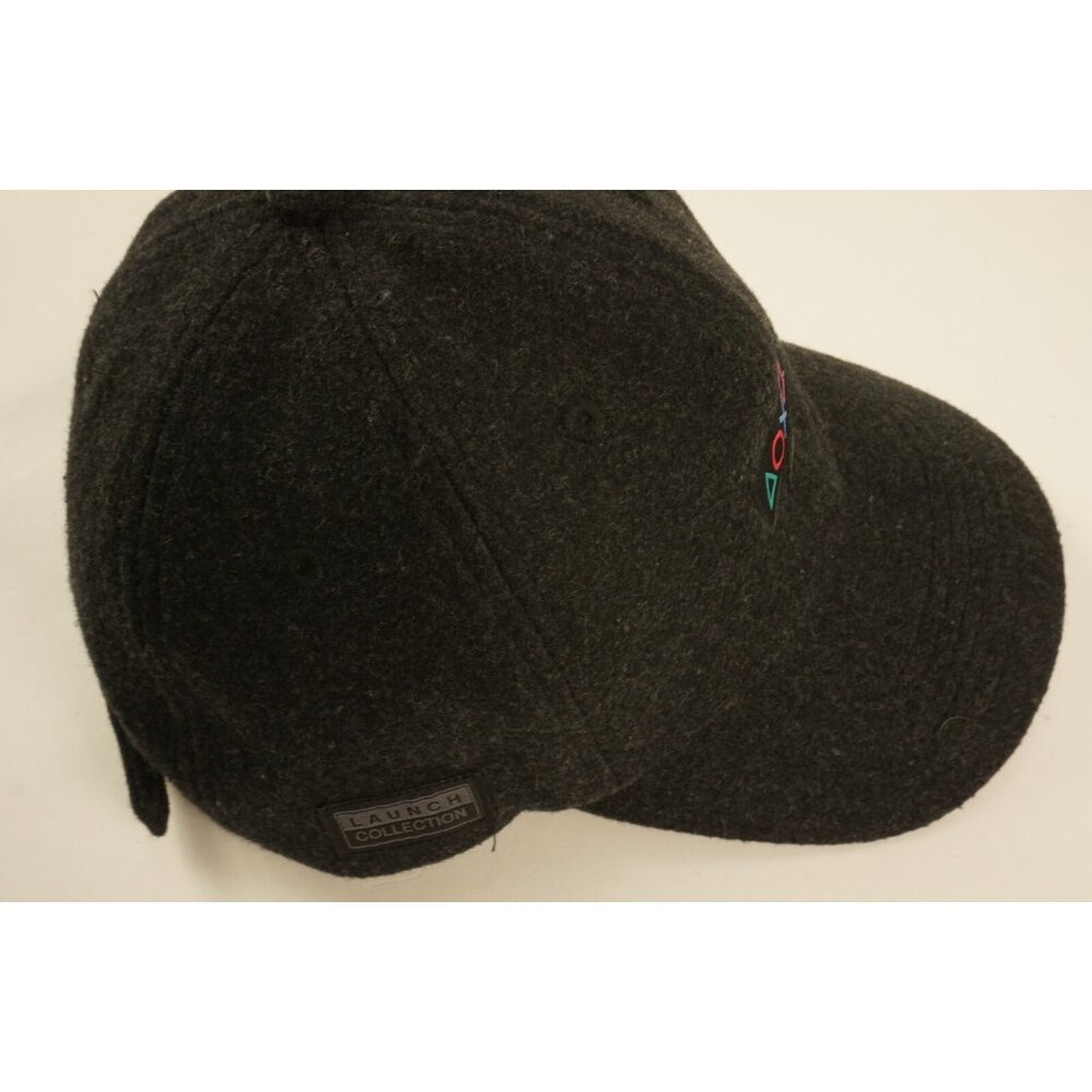 Playstation‎ Console Launch Gray Fleece Wool Men's Strapback One Size Dark Gray - Picture 3 of 6